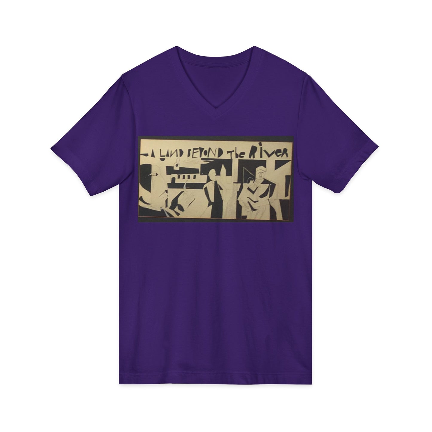 A Land Beyond The River - Artistic Unisex V-Neck Tee