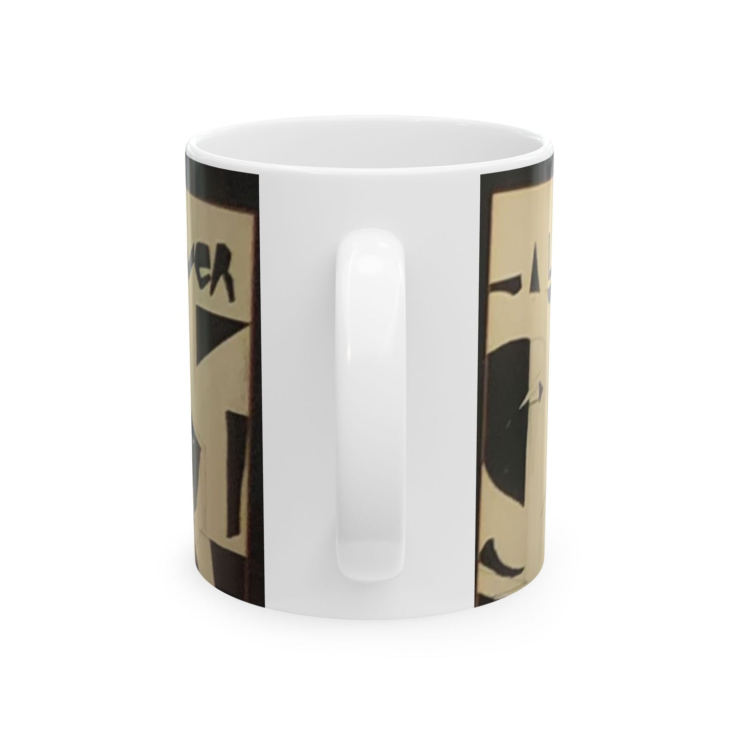 A Land Beyond The River  Modern Coffee Cup, Unique Gift for Art Lovers, Motivational Decor, Ideal for Home or Office