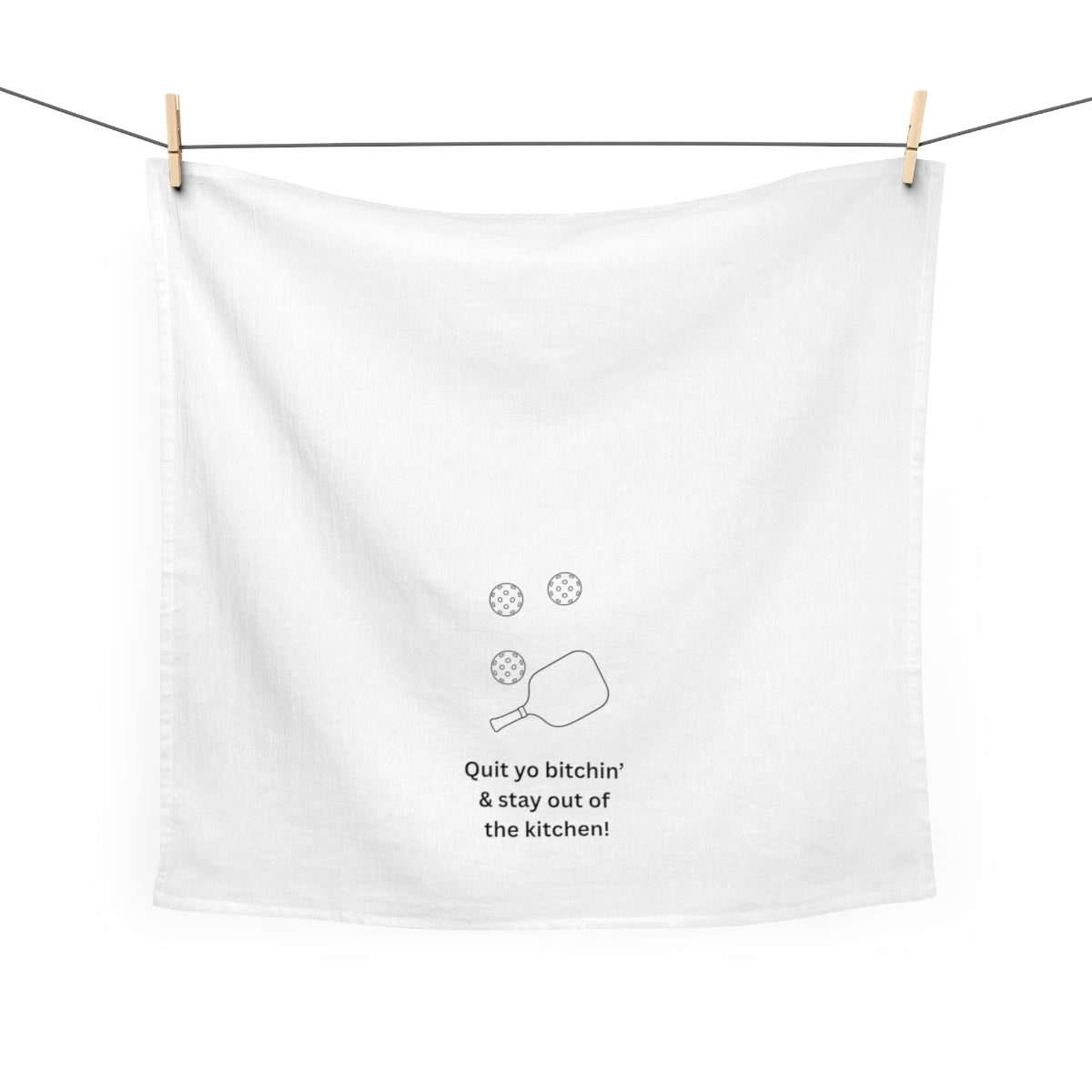 Funny Pickleball Tea Towel Gift for Players and Coaches