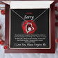 I'm So Sorry | Forever Love Necklace