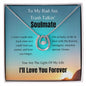 To My Bad Ass Trash Talkin' Soulmate | Lucky In Love Necklace