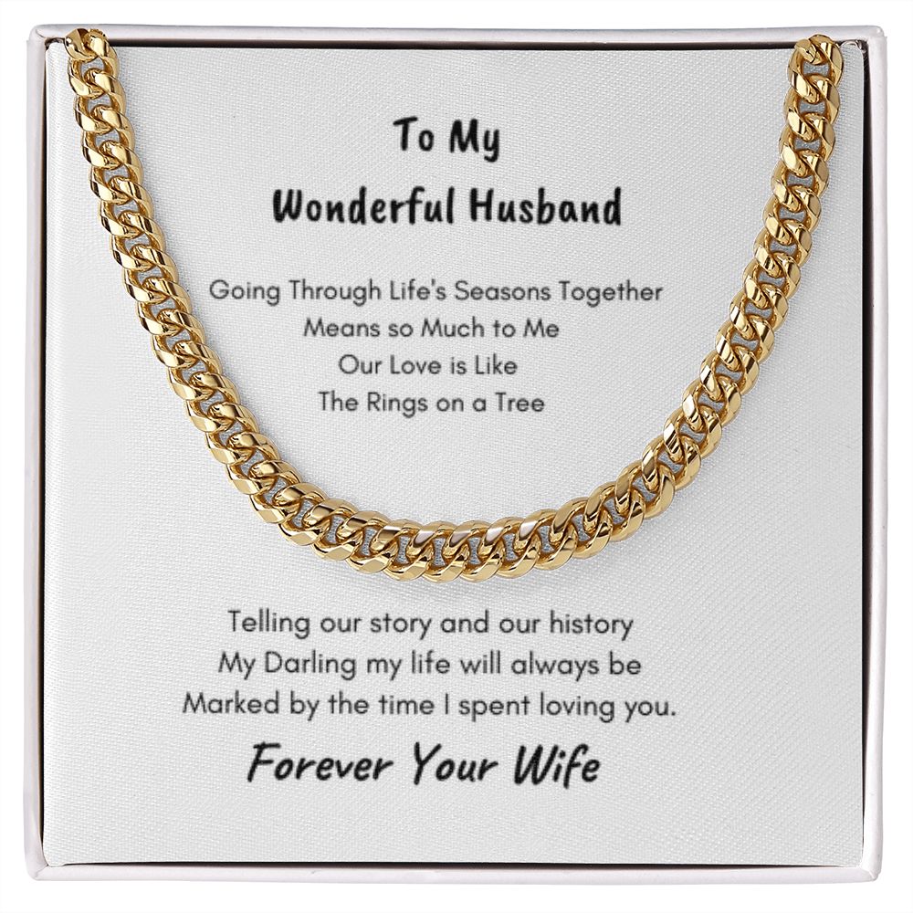 To My Wonderful Husband | Rings On A Tree