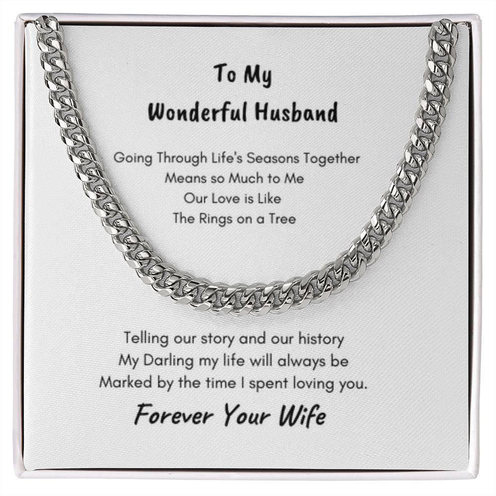 To My Wonderful Husband | Rings On A Tree